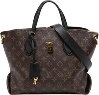 Louis Vuitton Pre-owned Flower Zipped Tote - Dames - Vintage Shopper - Bruin - ONE Size - Leer - Vintage