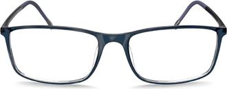 Silhouette Occhiali rettangolari - Blu