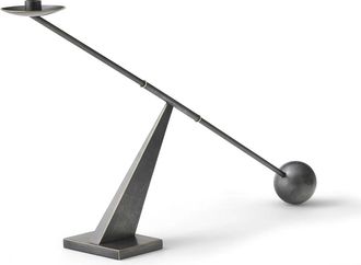 Audo Interconnect Kerzenst&auml;nder, H 41,5 x L 70 cm, Messing bronziert