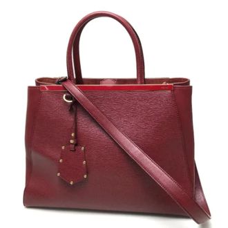 Fendi Pre-owned Leather fendi-bags - Dames - Pre-owned - Rood - Maat: ONE Size Leer