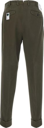 Pantaloni Torino Mens Trousers Brown Tech Fabric