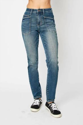 Judy Blue High Waist Skinny Jeans In Dark Wash