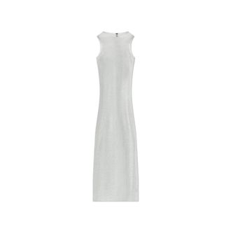 Bond-Eye Asher Midi Jurk - Dames - Maxi kleedjes - Grijs - Xs/S - Polyester - Kleedjes