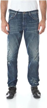 Armani Jeans Jeans - Heren - Slim Fit Jeans - Blauw - W32 - Katoen - Jeans