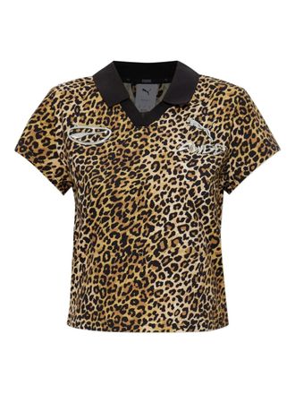 Puma Top con stampa - Marrone
