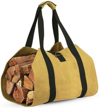 OEM Bolsa De Lona Para Le&ntilde;a. Bolsa De Gran Capacidad Para Guardar Le&ntilde;a. Ideal Para Herramientas, Picnics, Camping, Embalaje, Juguetes Infantiles Y Mascota