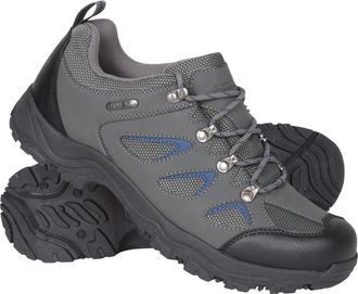 Mountain Warehouse Heren Adventure Waterdichte Wandelschoenen (Donkergrijs)