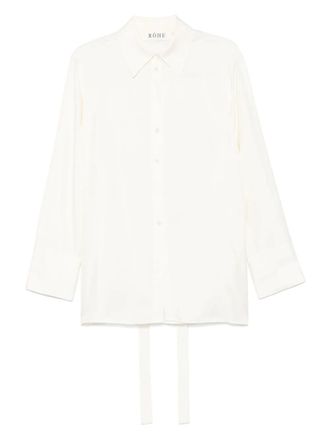 Róhe silk shirt - Neutrals