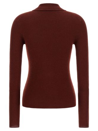 Max Mara Angel Polo Shirt - Burgundy