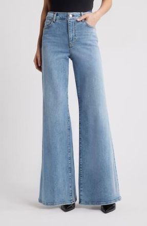 Frame Denim Le Palazzo High Waist Wide Leg Jeans in Lark at Nordstrom Rack, Size 25