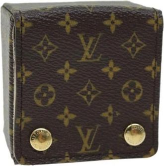 Louis Vuitton Pre-owned Bags, female, Brown, Size: ONE SIZE Pre-owned Canvas Pouch