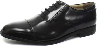 TredFlex Mens Comfort Shoes TredFlex Tredflex Comfort System - Black Hi-Shine Leather, Mens UK 7 / EU 41
