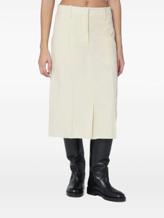 Jil Sander Wollen rok - Beige