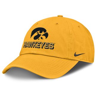 Nike Iowa On-Field Club Gameday Nike Mens College Adjustable Hat in Yellow | NC0176IIA-MBJ