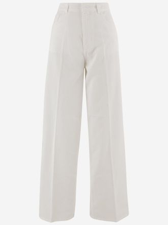SA SU PHI katoenen broek met wijde pijpen