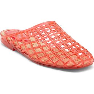 Mia Sophie Clear Woven Mule in Red at Nordstrom Rack, Size 10