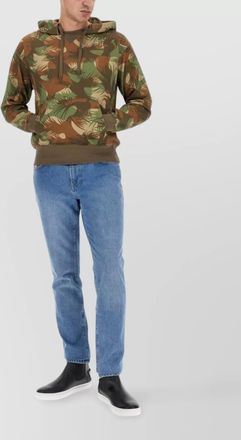 Moschino camouflage cotton hoodie