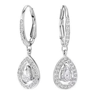 Swarovski Attract Light Peer Oorbellen - Dames - Oorbellen - Grijs - ONE Size - Accessoires
