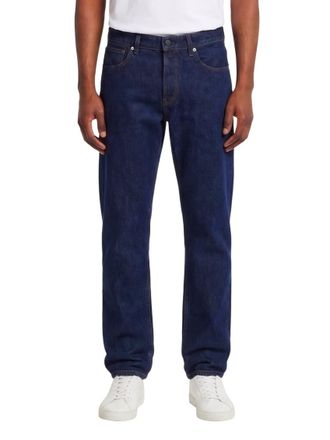 Stone Island Navy Blue Mid Rise Jeans