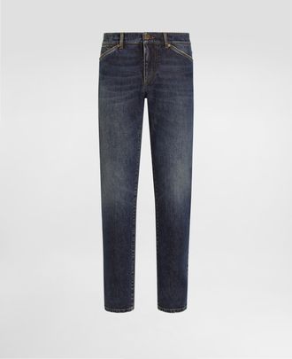 Dolce & Gabbana Denim Trousers - Man Denim Multi-colored 48