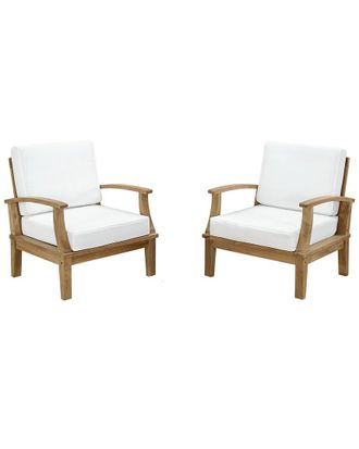 ModWay Do Not Use Edi Modway Marina 2Pc Outdoor Patio Premium Grade A Teak Wood Set