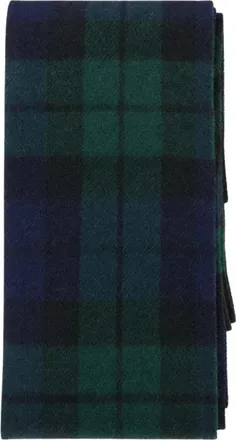 Barbour New Check Tartan Scarf - Heren - Accessoires - Groen - Maat: ONE Size Wol