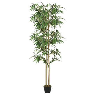 vidaXL Rbol De Bamb&uacute; Artificial Con 1216 Hojas Verde 180 Cm Vidaxl