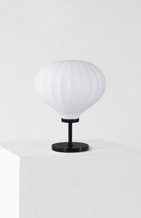 Brightech Nimbus 9 LED Table Lamp with Black Finish and White Balloon Dome Shade, Bulb Included in Classic Black at Nordstrom