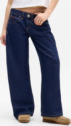 BDG Kayla Low Rise Wide Leg Jeans in Rinse at Nordstrom, Size 24 X 32