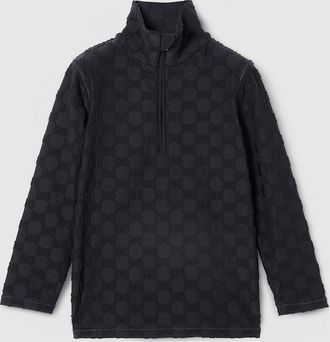 Gucci Kids - GG Terrycloth T-shirt, Size 10 years, Blue, Ready-to-wear