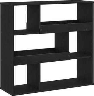 vidaXL Estanter&iacute;a Para Libros Roble Negro 100 X 33 X 94,5 Cm Vidaxl