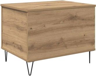 vidaXL Mesa De Caf&eacute; Roble Artesanal 60 X 44,5 X 45 Cm Vidaxl