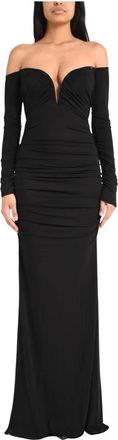 Elisabetta Franchi Mujer, Vestidos, Negro, Talla: L