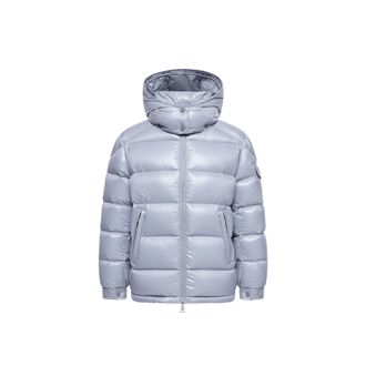 Moncler Moncler Maire Hooded Short Down Jacket, Women, Blue, Size: 00