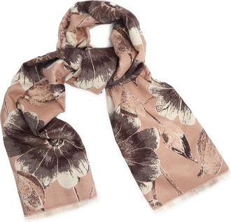 Saachi Reversible Blooming Botanical Scarf