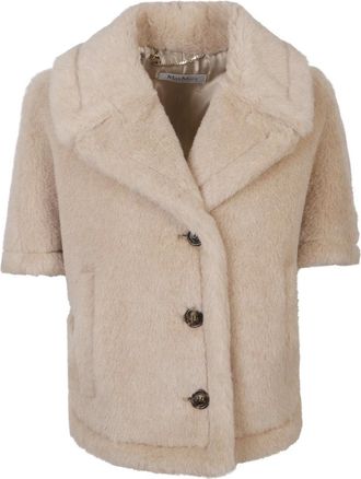 Max Mara Jackets Sand - female - Max Mara - Faux Fur & Shearling Jackets - Beige - S/M - Jackets