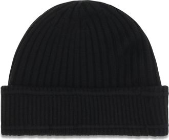 Burberry Mens Wool Beanie Black Merino Ovis Aries Hats E Hairbands