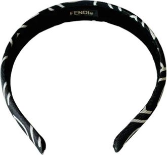 Fendi Pre-owned Fabric hair-accessories - Dames - Vintage Accessoires - Zwart - ONE Size - Vintage