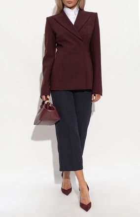 Sportmax Double-breasted Blazer Cocco, Womens, Burgundy
