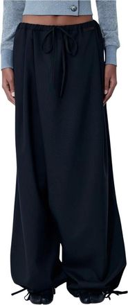 Marni Broeken, Dames, Zwart, XS, Wol, Wool Pants