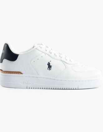 Polo Ralph Lauren Mens Polo Ralph Lauren MASTERS Mens Trainers White/Navy - Size: 10