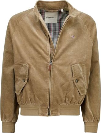 GANT Heren, Jassen, Beige, Maat: 3XL Corduroy