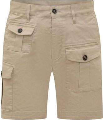 Dsquared2 Brown Cotton Shorts