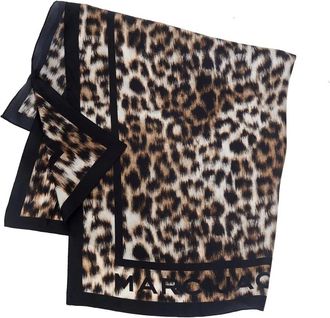 Marc Jacobs Zijden sjaal - Dames - Accessoires - Bruin - Maat: ONE Size Zijde