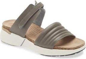Naot Vesta Sandal in Foggy Grey Leather at Nordstrom Rack, Size 10Us / 41Eu