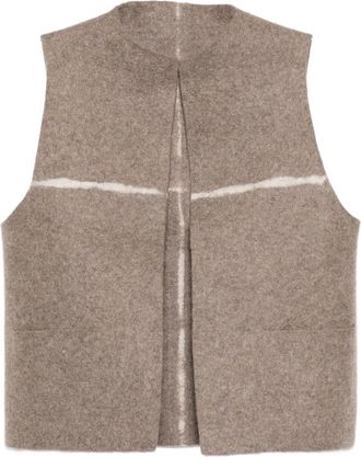 Norlha Gilet in feltro - Grigio