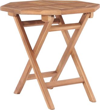 vidaXL Mesa De Jard&iacute;n Plegable Madera Maciza De Teca 45x45x45 Cm Vidaxl