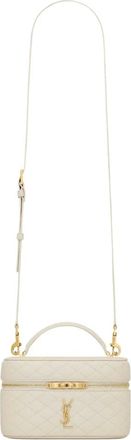 Saint Laurent Mini Gaby Vanity Bag - female - Saint Laurent - Cross Body Bags - Beige - ONE SIZE - Bags