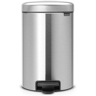 Brabantia pattumiera a pedale 12l acciaio opaco - 113604 - brabantia