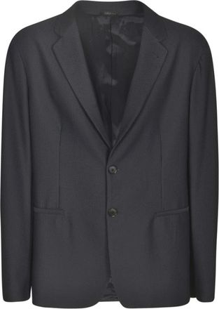 Giorgio Armani Stijlvolle Jassen voor Mannen - Heren - Blazers - Zwart - 2XL - Jassen